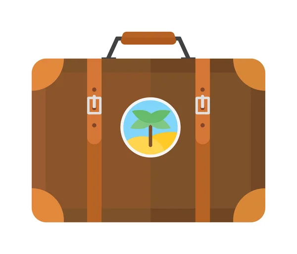 Illustration vectorielle de valise de voyage . — Image vectorielle