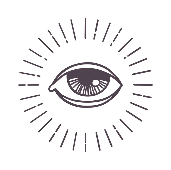 Σύμβολο του διανύσματος ήλιου ματιών. — Διανυσματικό Αρχείο
