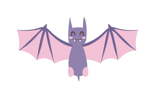 Desenhos animados morcego vetor ilustração . —  Vetores de Stock