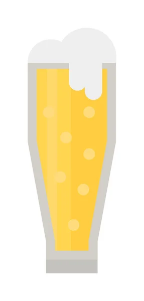 Bier beker vectorillustratie. — Stockvector