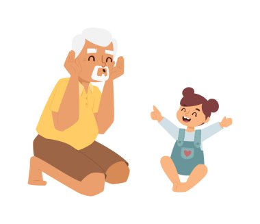 Aile oyunları vektör illüstrasyon.
