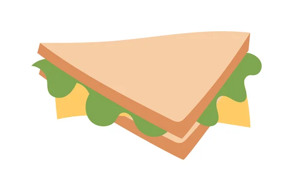 Sandwich vektor illustration. — Stock vektor