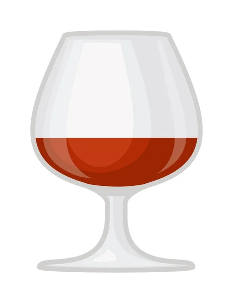 Vaso de vino Vector Ilustración . — Vector de stock