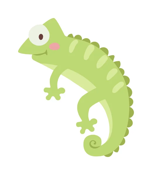 Chameleon vector illustration. — Stock Vector