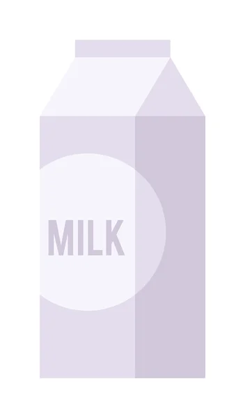 Ilustración vector caja de leche. — Vector de stock