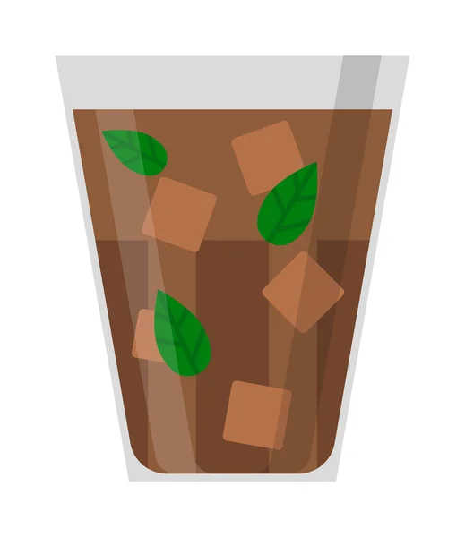 Illustration vectorielle verre cocktail . — Image vectorielle