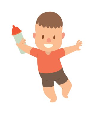 Bebek çocuk vektör illüstrasyon