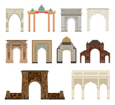 Arch vektör seti çizimi