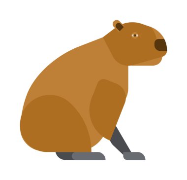 Vektör resimli porsuk.