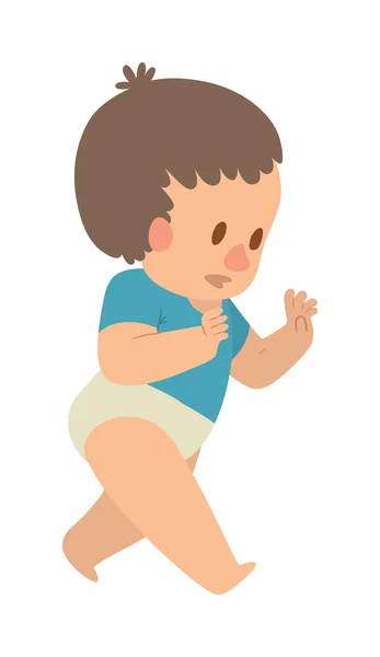 Bebé niño vector ilustración — Vector de stock