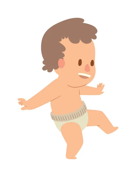 Baby kid vektor illustration — Stockvektor