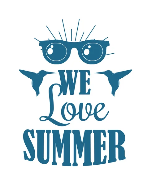Summer sale logo vector illustration — Stock Vector