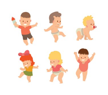 Bebek çocuk vektör illüstrasyon