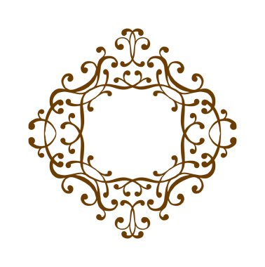 Luxury monogram template vector