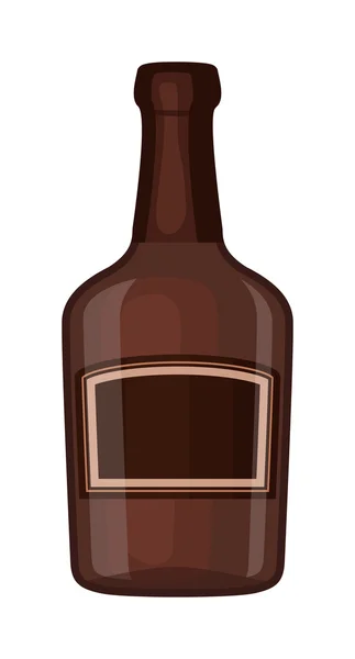 Векторный ион из бутылки виски . — стоковый вектор