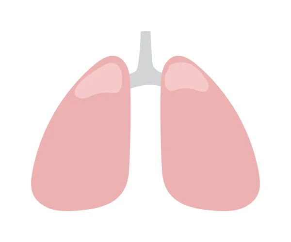 Ilustración vector icono pulmones. — Archivo Imágenes Vectoriales