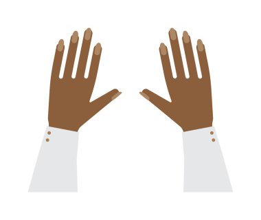 İnsan eli vektör illüstrasyonu.