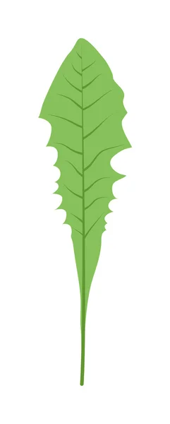 Icono de la hoja vector ilustración. — Vector de stock