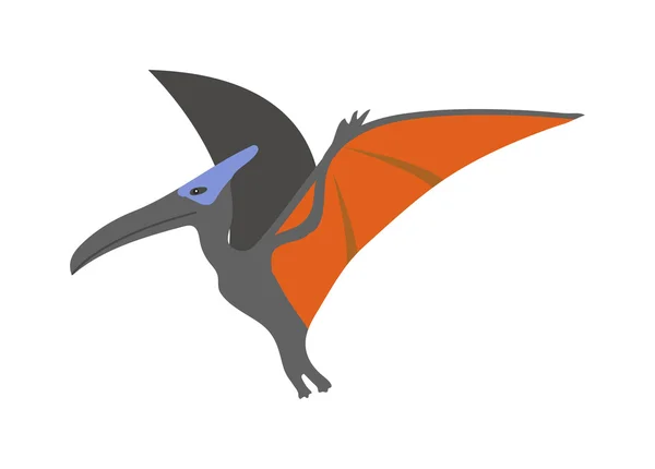 Pterodactyl dinosaurie vektor Illustration. — Stock vektor