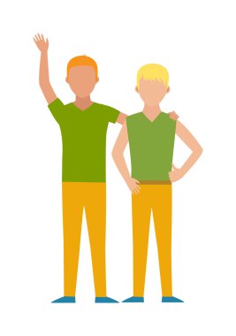 Kazanan runner Kazananlar, başarı spor düz vektör.