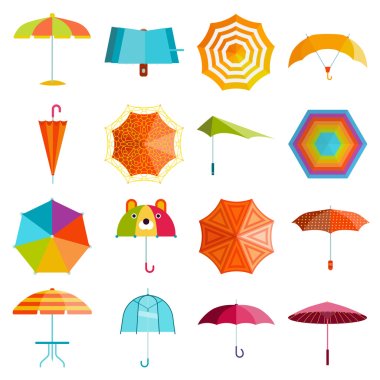Umbrella vector set.