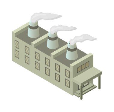 izometrik inşa vektör çizimi