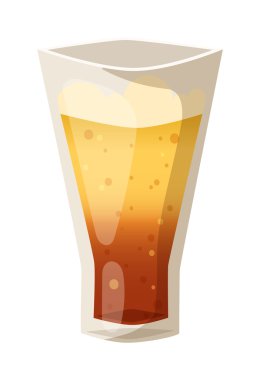 Bira Kupası cam vektör çizim.