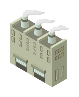 izometrik inşa vektör çizimi