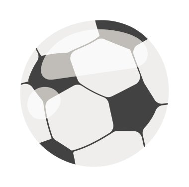 Futbol topu beyazda izole edildi