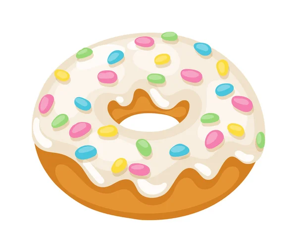 Donuts vector geïsoleerd — Stockvector