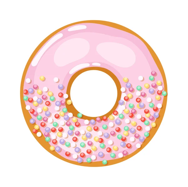 Donuts vector geïsoleerd — Stockvector