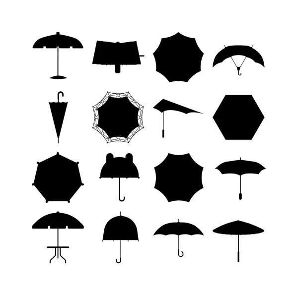 Illustration vectorielle parapluie . — Image vectorielle