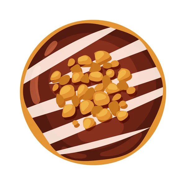 Donuts vector geïsoleerd — Stockvector