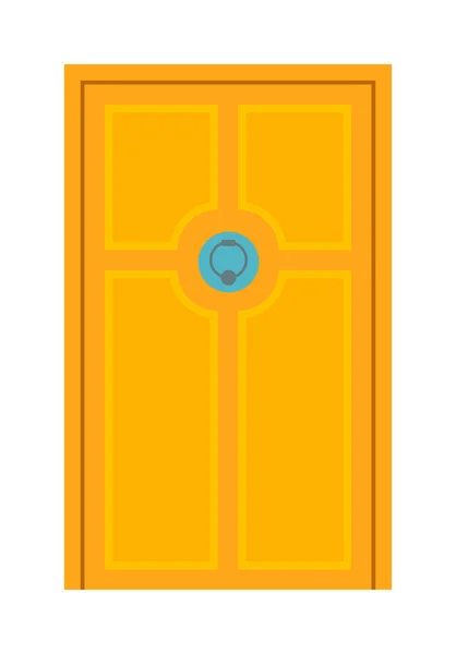 Puerta aislada vector ilustración . — Vector de stock