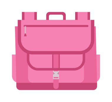 İzole okul çantası vektör