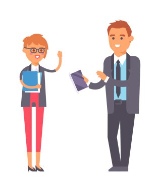 iş adamları vektör