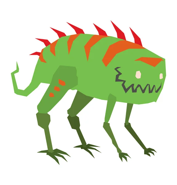 Vreemdelingen monster vectorillustratie. — Stockvector