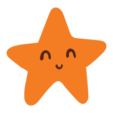 Deniz yıldızı vektör çizim