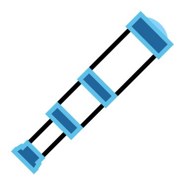 Spyglass vektör çizim.