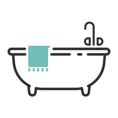 mobilya ikonu vektör illüstrasyonu