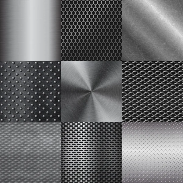 Metall textura patrón vector ilustración . — Archivo Imágenes Vectoriales