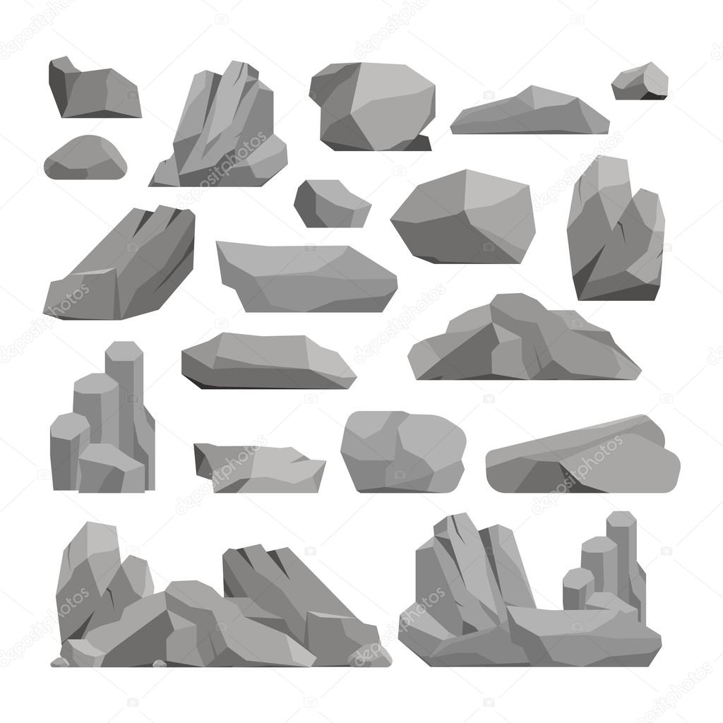 Cartoon rocks Vector Art Stock Images | Depositphotos Cartoon rocks Vector Art Stock Images | Depositphotos