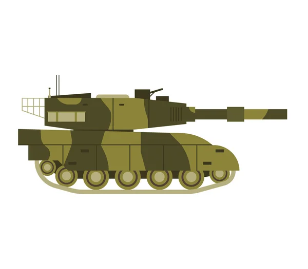 孤立的坦克矢量图. — 图库矢量图片
