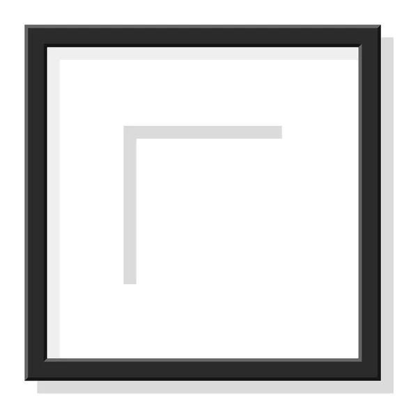 Photo frame vector isolated. — Stock Vector