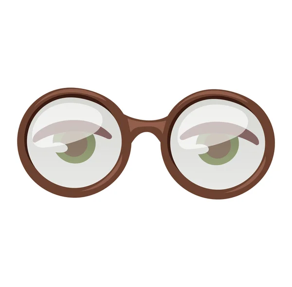 Gafas ojo humano vector — Archivo Imágenes Vectoriales