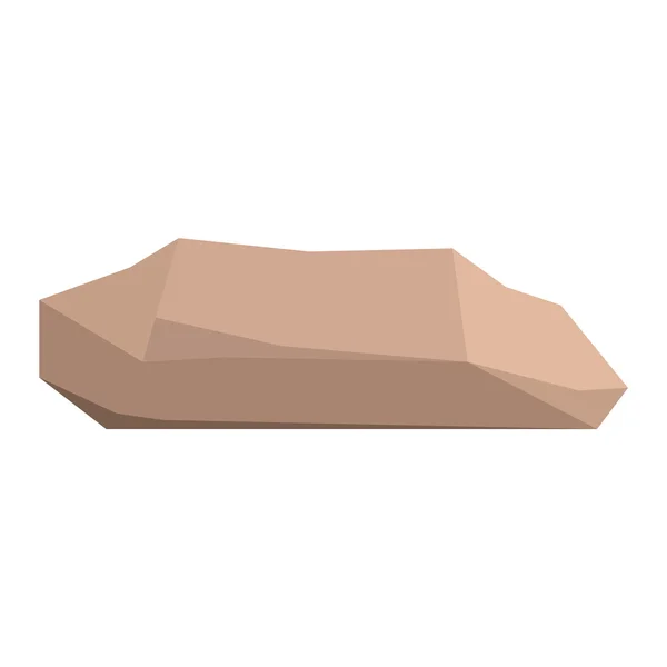 Klippor och stenar vektorillustration — Stock vektor