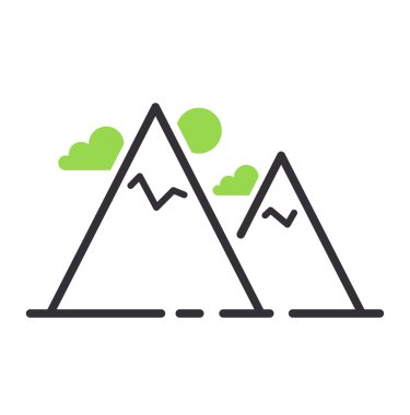 İzole kamp simge vektör