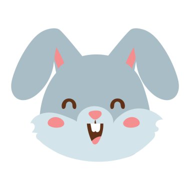 Hayvan duygu avatar vektör simgesi