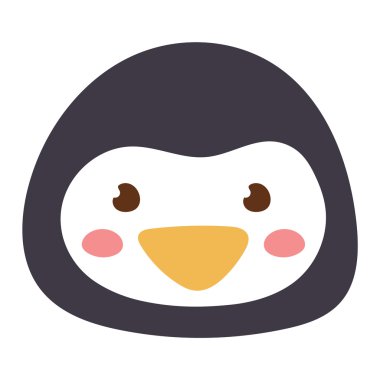 Hayvan duygu avatar vektör simgesi