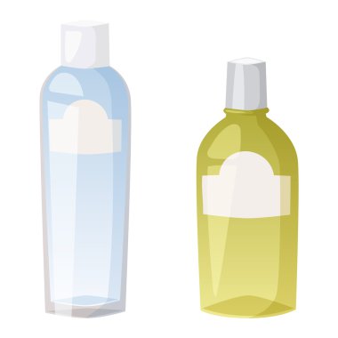 Kozmetik boş paket kutusu simge vektör.